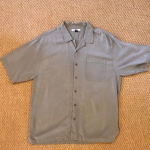 Tommy Bahama Solid Silk Camp Shirt